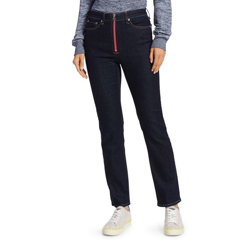 rag & bone Nina High-Rise Cigarette Leg Jeans in Big Sky Women 25 NWT $225‎